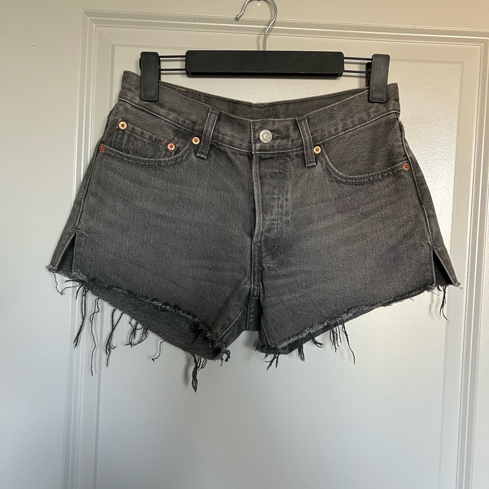 Levi's Dark Gray Jean Shorts
